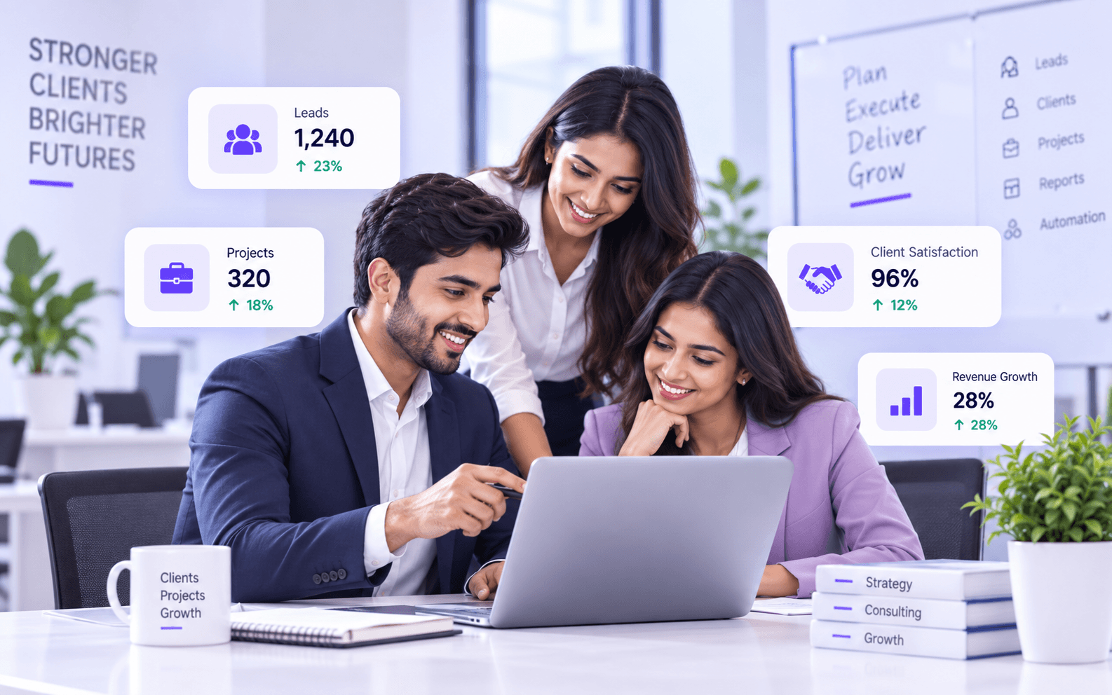 Consulting Firms dashboard