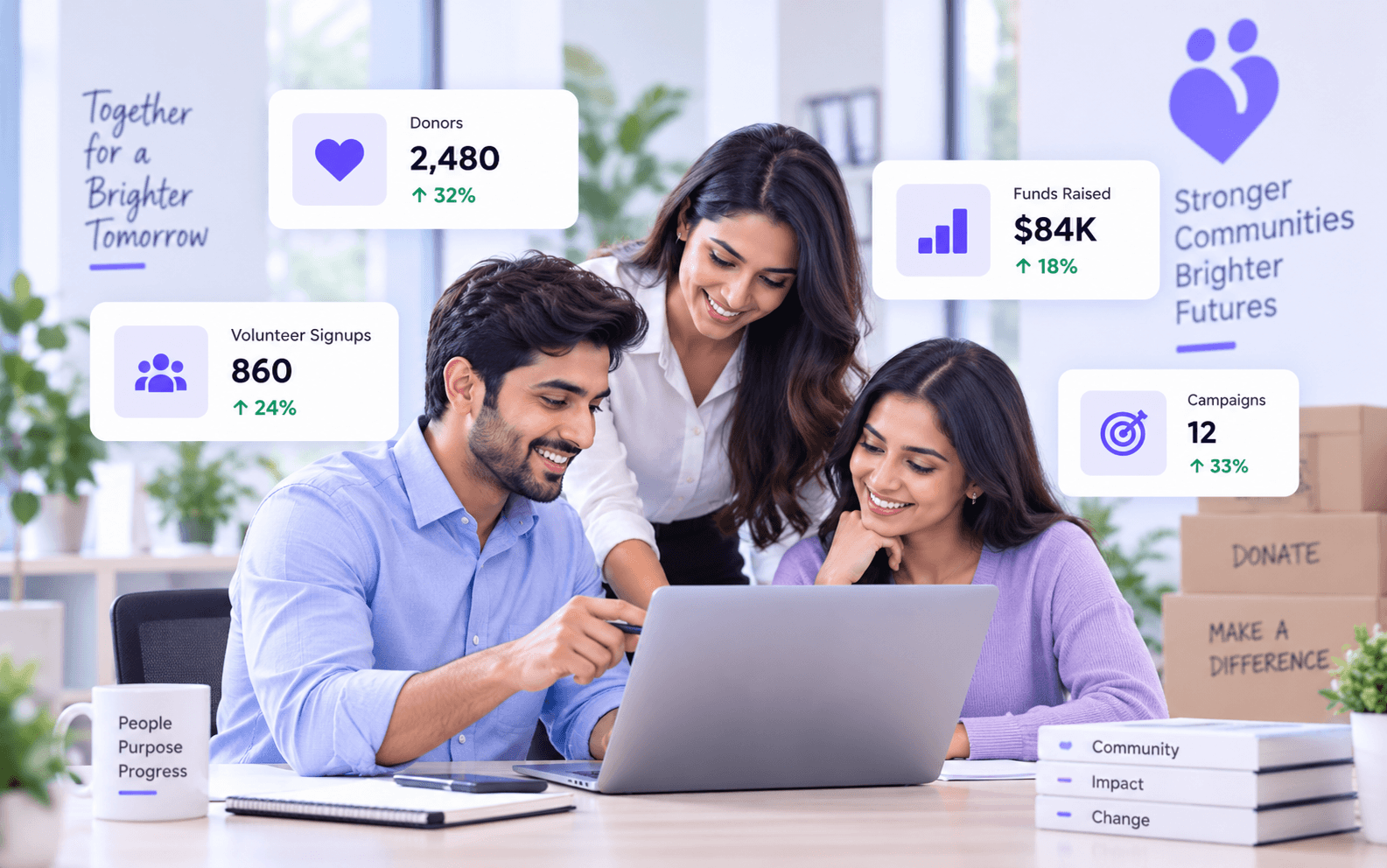 Non-profit dashboard