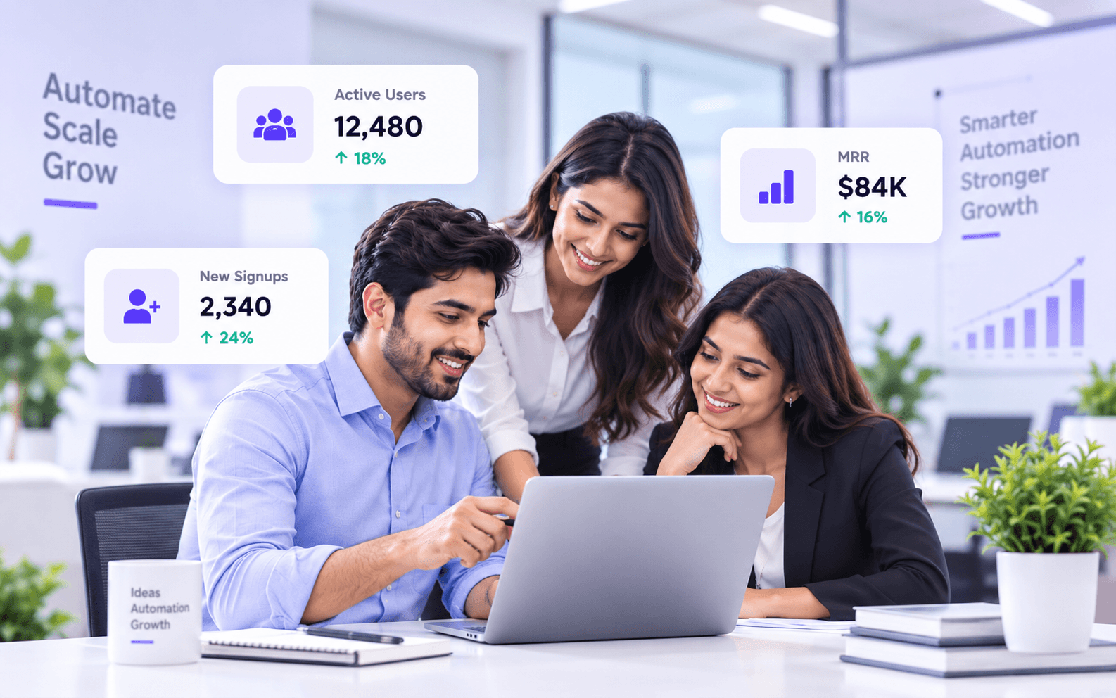 SaaS dashboard