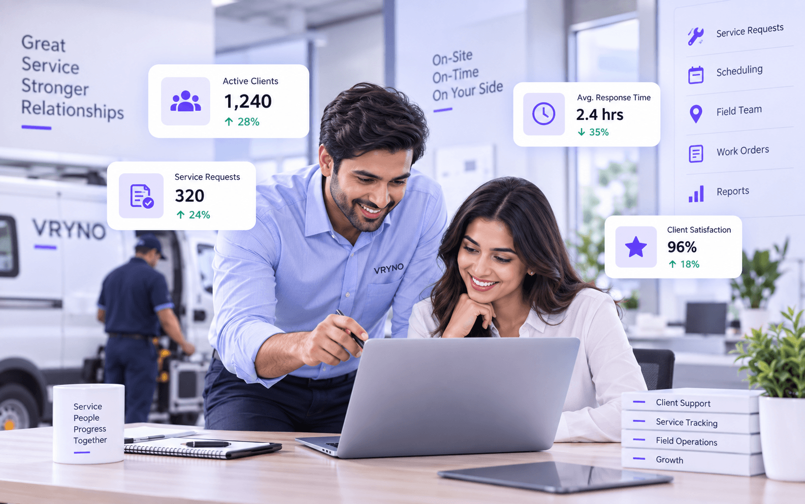 Service Providers dashboard